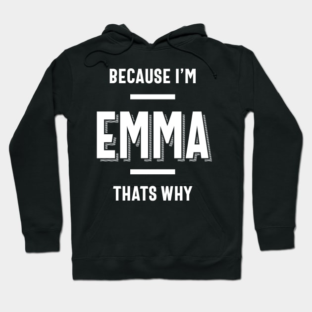 Emma Name Personalized Women Girl Hoodie by cidolopez